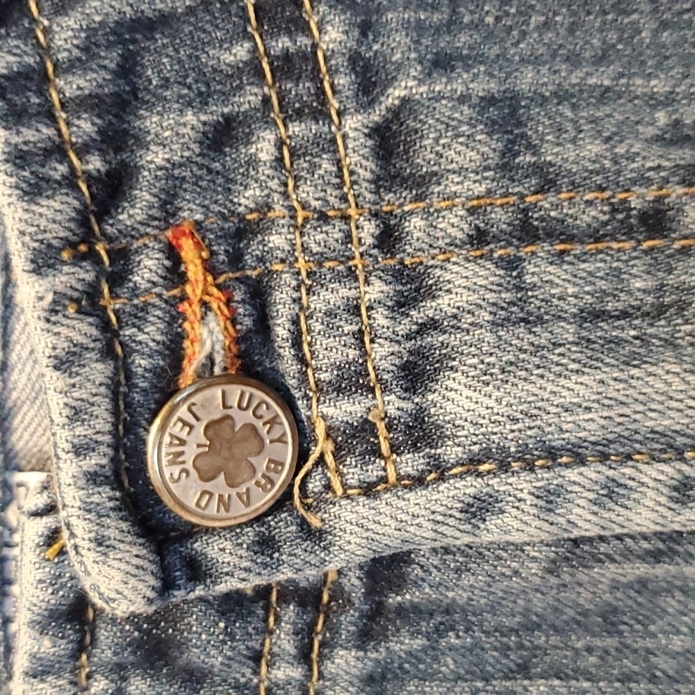 Lucky Brand Dungarees Wonder Jeans SZ 14 - Picture 2 of 8